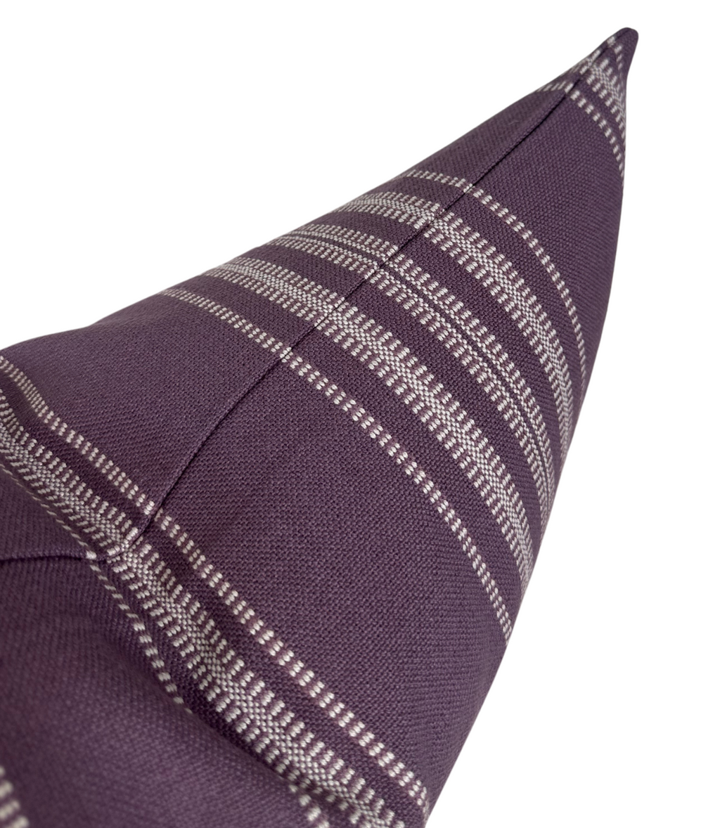 Mayan Striped Pillow Cover in Royal