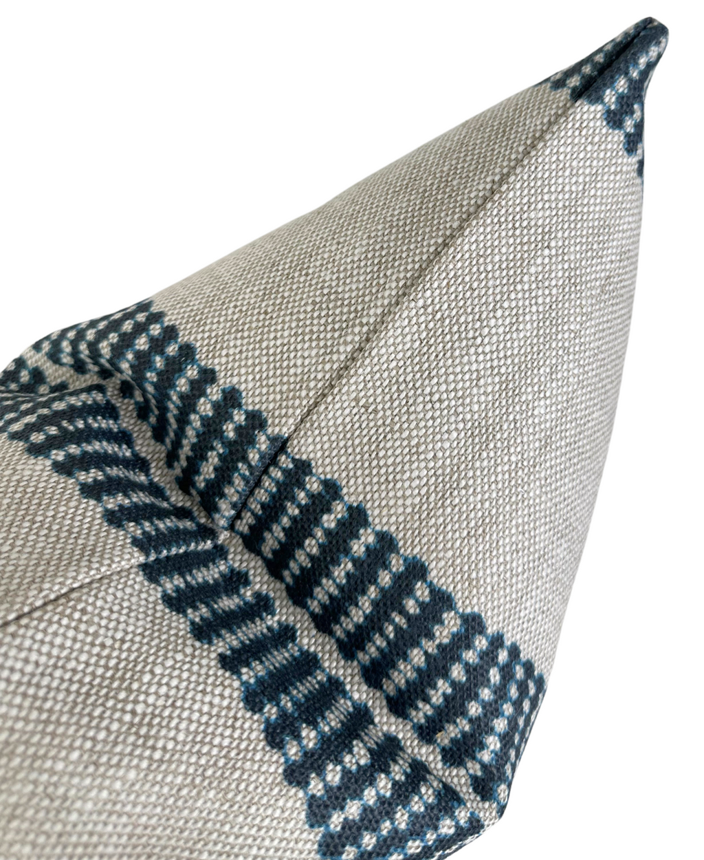 Band Pillow Cover in Indigo, McLaurin + Piercy Textiles