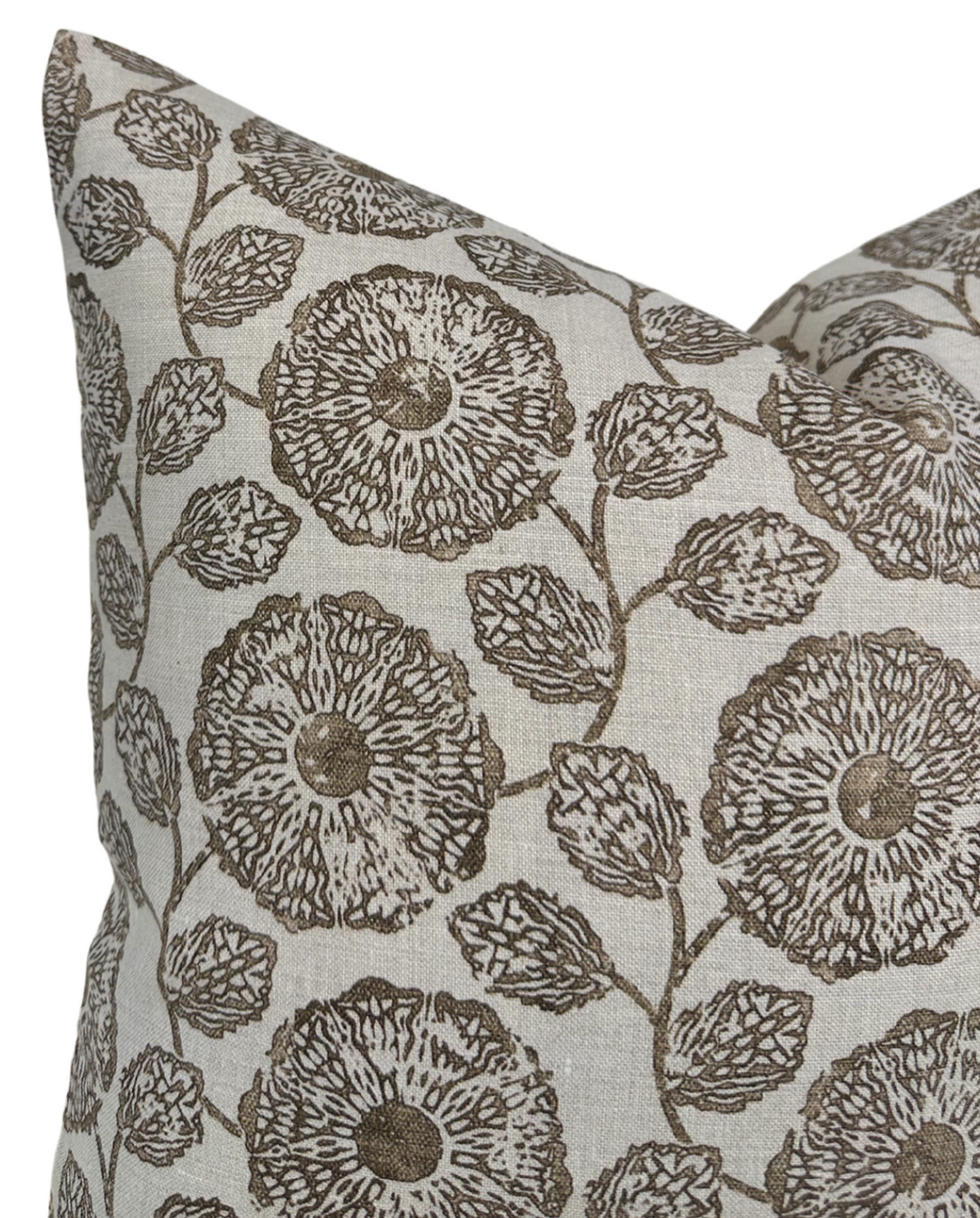 Freedia Pillow Cover in Sepia, Susan Connor Textiles