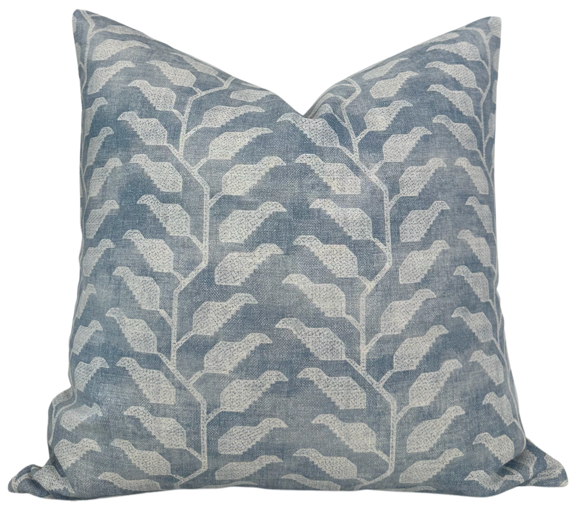Folio Pillow Cover in Lake Blue, Susan Connor Textiles