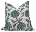 Desert Floral Pillow Cover in Wild Sage, Thibaut Pillows