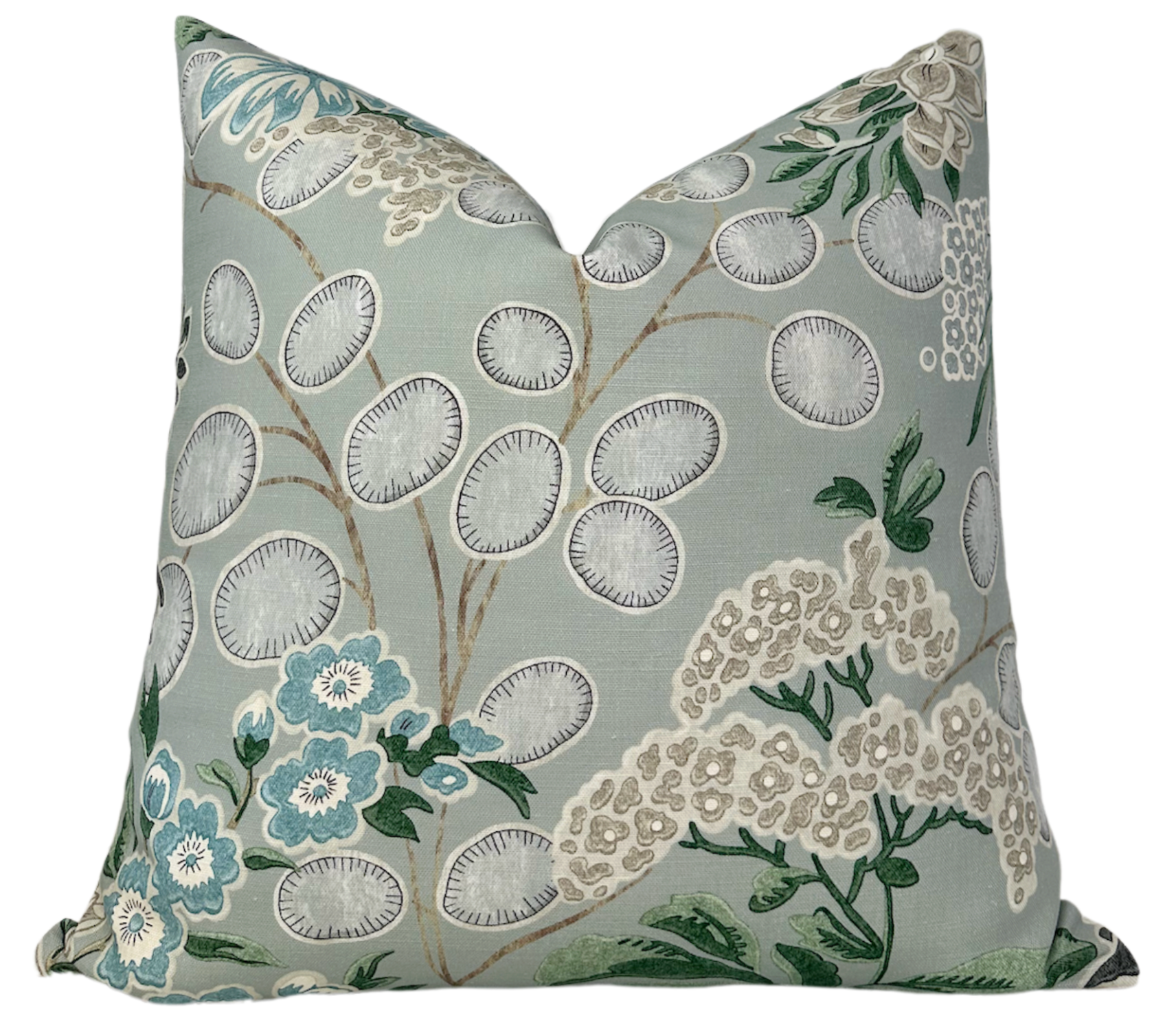 Meadow Floral Pillow Cover in Sage, Thibaut Pillows