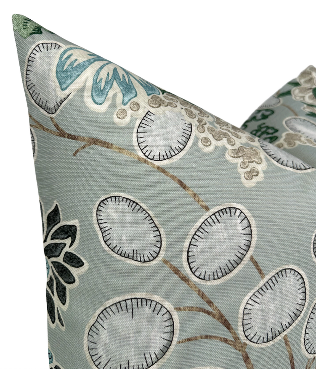 Meadow Floral Pillow Cover in Sage, Thibaut Pillows