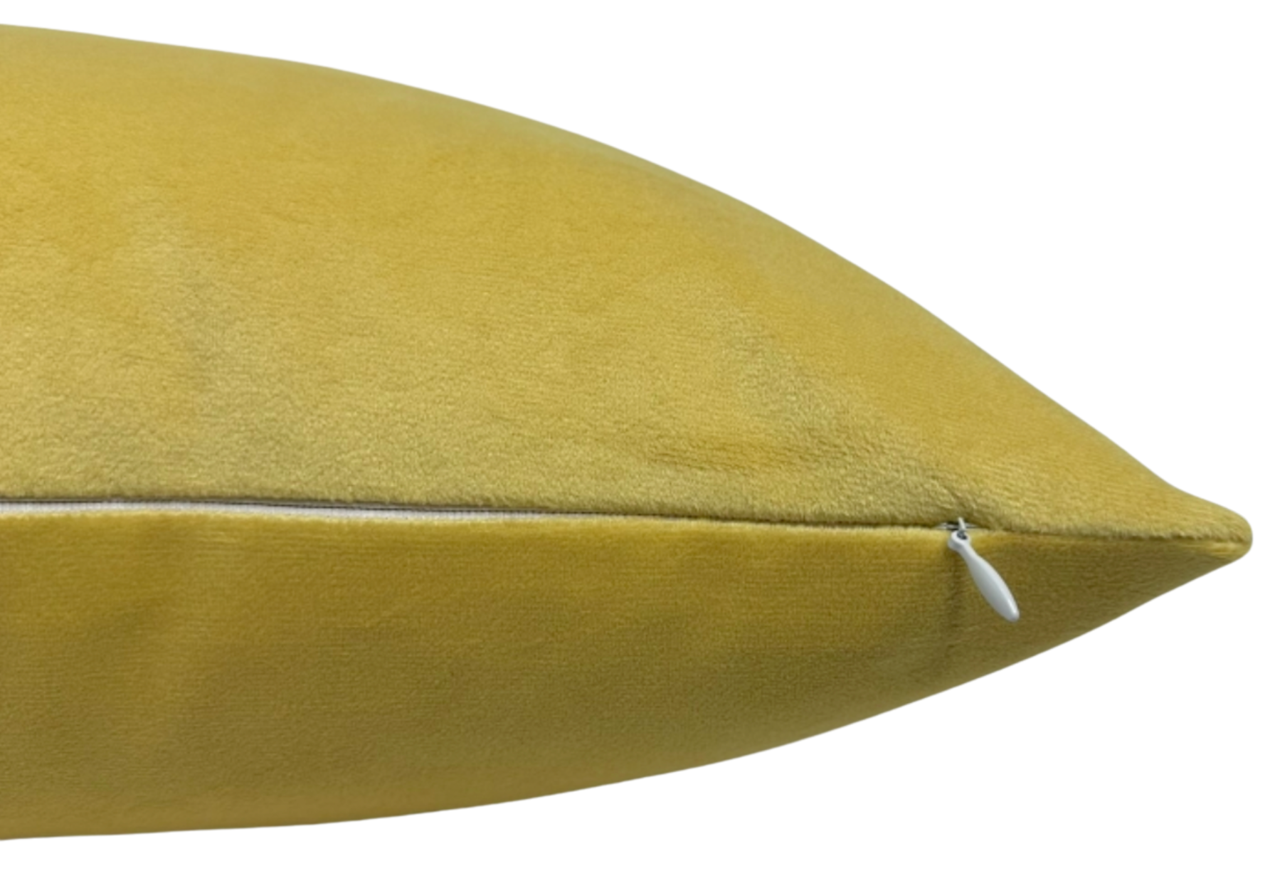Velvet Pillow Cover In Canary Yellow
