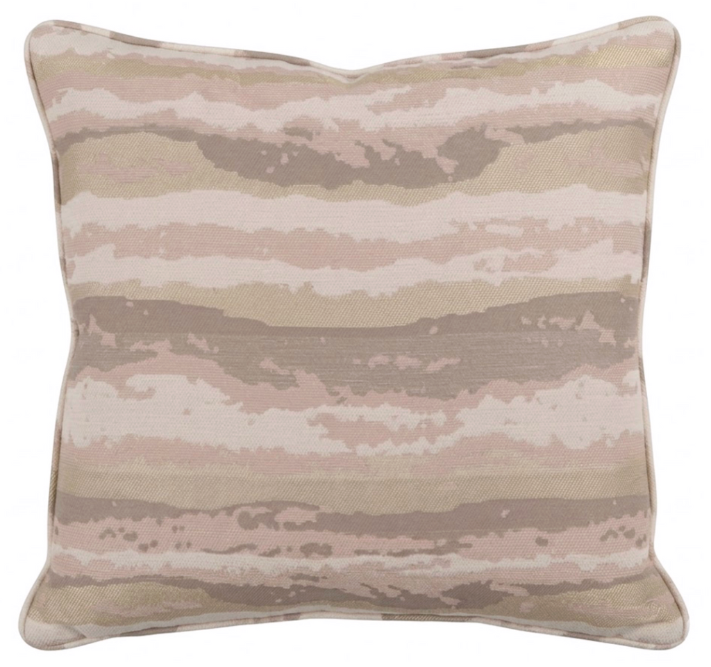 Chandler Woven Pillow Cover in Blush Natural