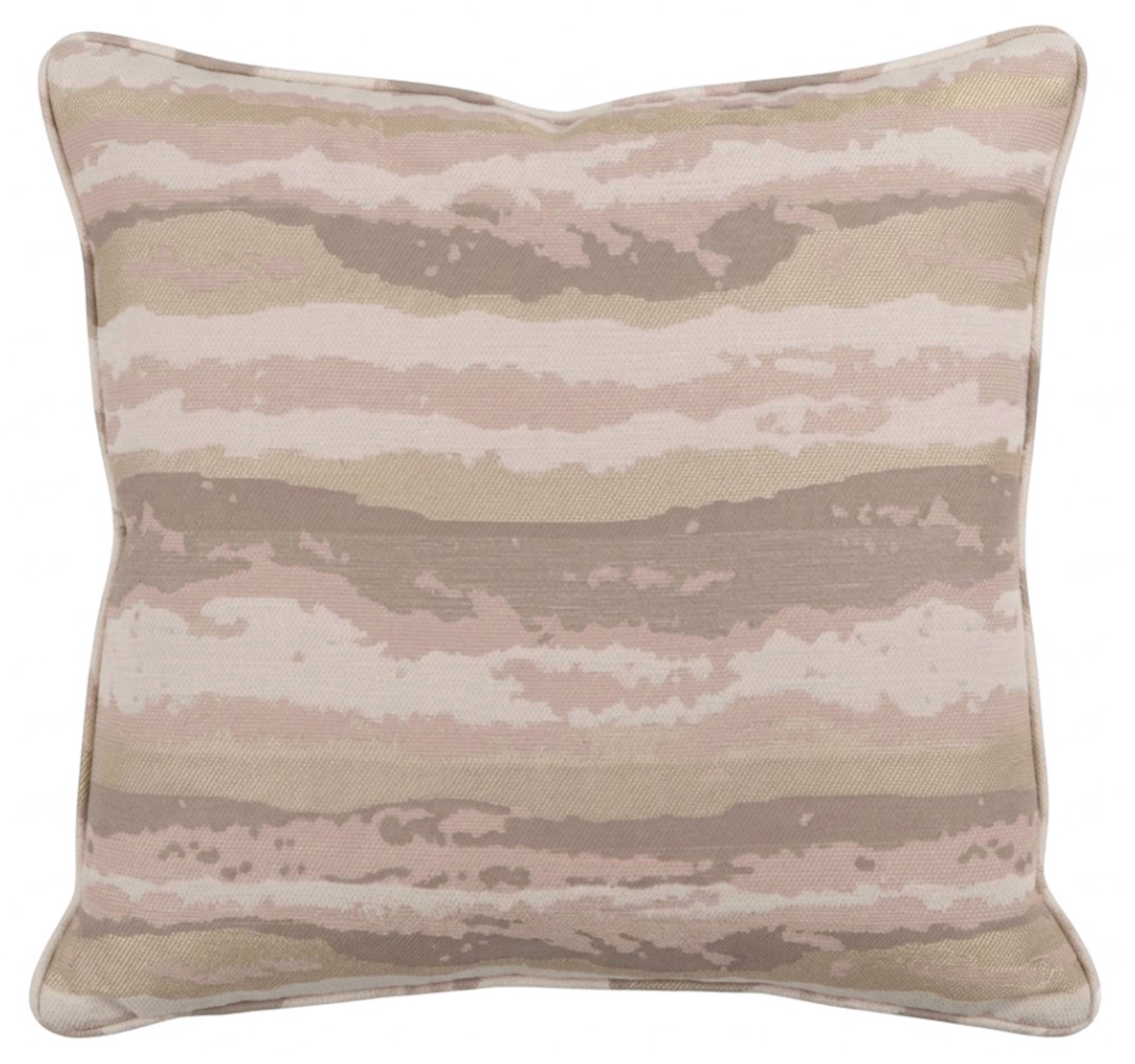Chandler Woven Pillow Cover in Blush Natural