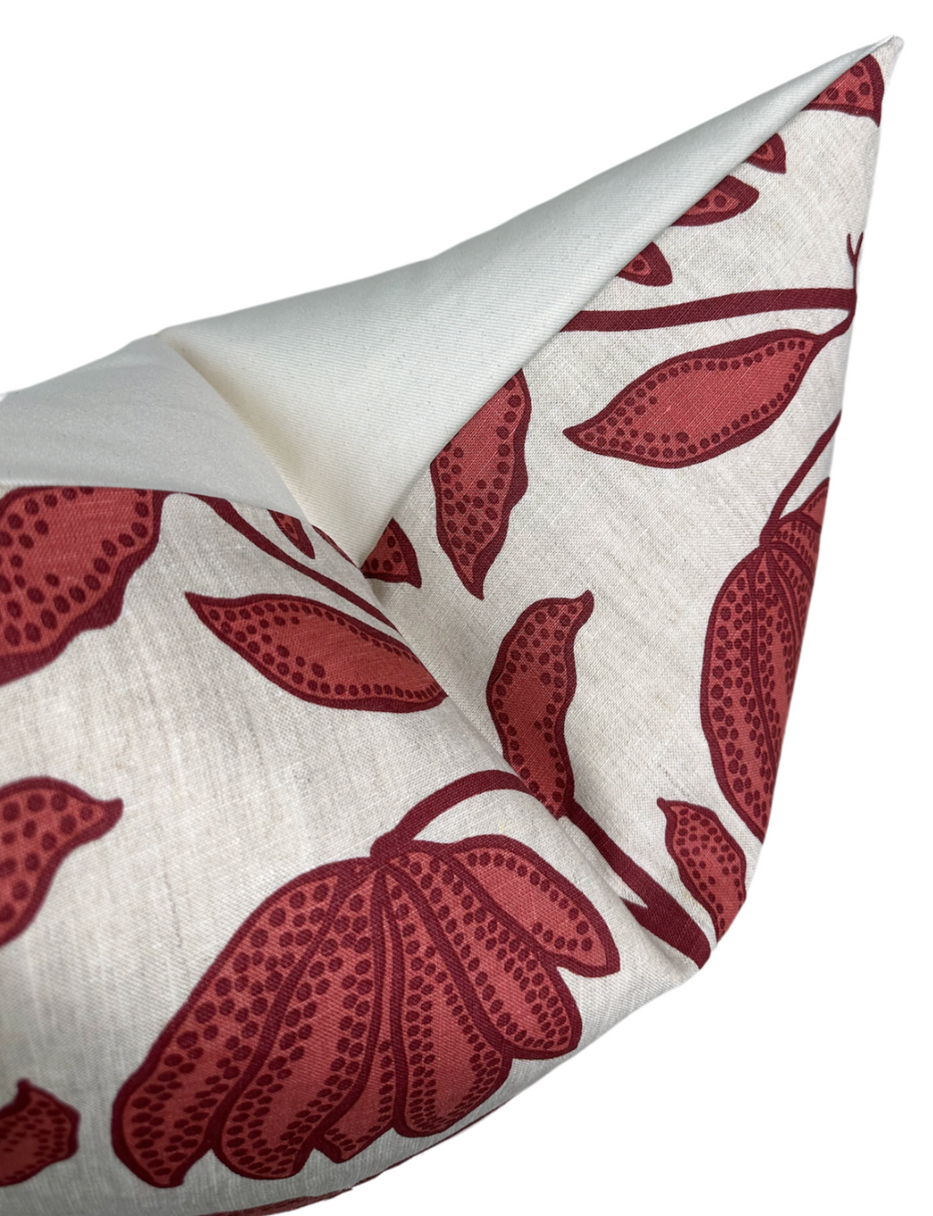 Desert Floral Pillow Cover in Sunbaked Red, Thibaut Pillows