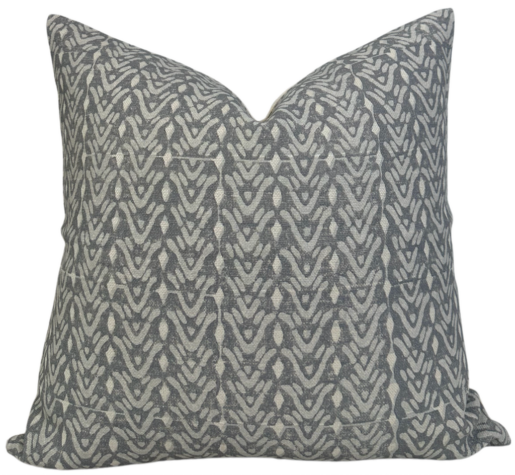 Bellflower Pillow Cover in Cadet