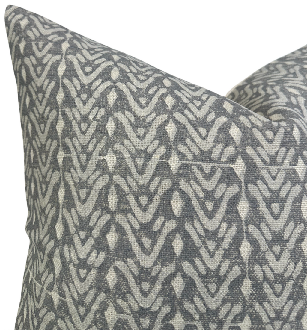 Bellflower Pillow Cover in Cadet