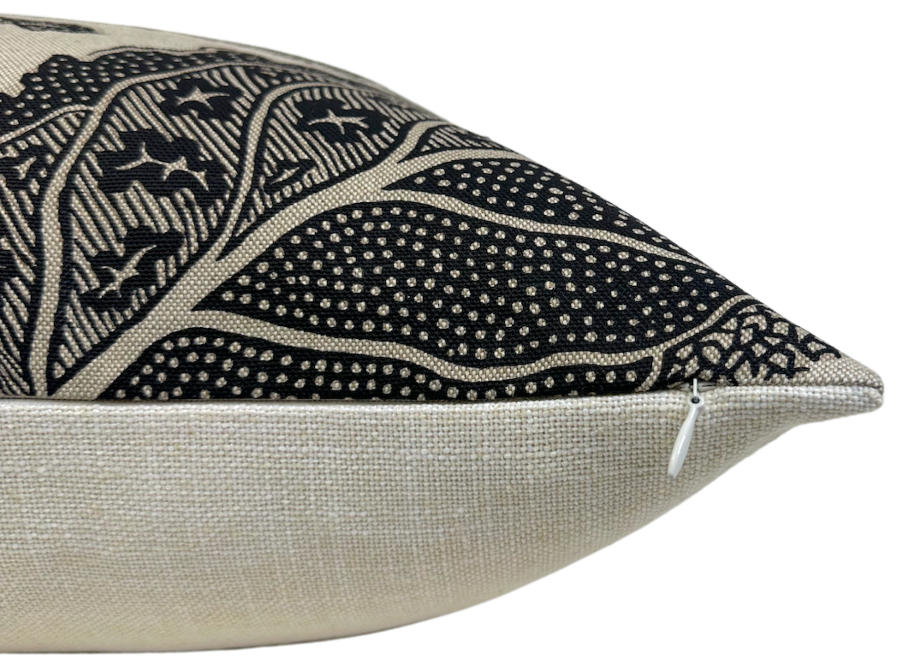 Lacinato Pillow Cover in Basalt Black, Thibaut Pillows