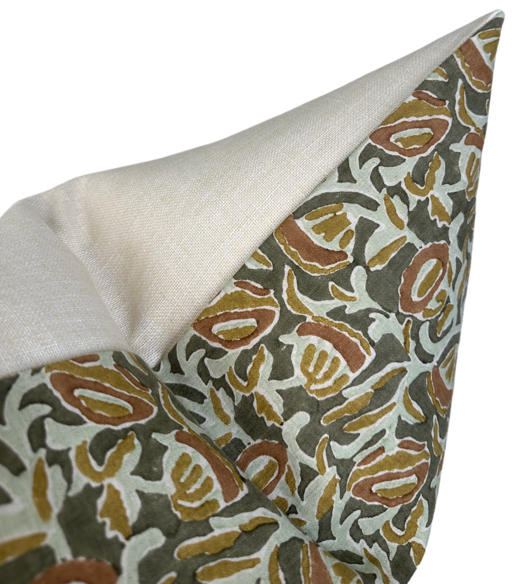 Marbella Pillow Cover in Green, Walter G Textiles