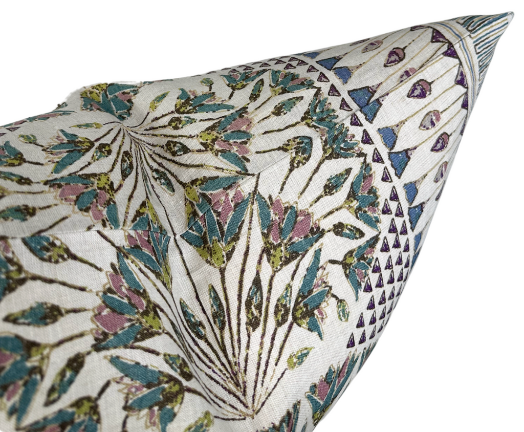 Cairo Pillow Cover in Eggplant, Thibaut Pillows