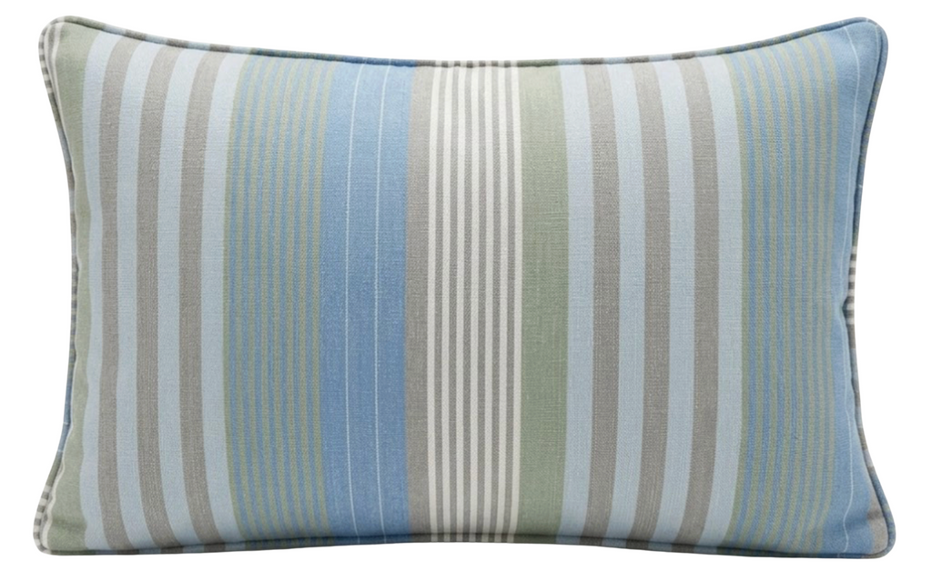 Esprit Performance Pillow Cover in Sky and Sand, Thibaut Pillows