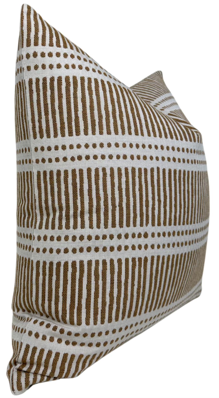 Dash Dot Pillow Cover in Rattan, Walter G Pillows, Decorative Throw Pillows