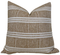 Dash Dot Pillow Cover in Rattan, Walter G Pillows, Decorative Throw Pillows