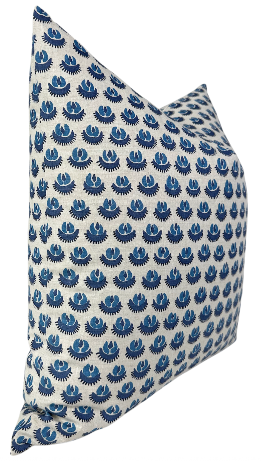 Cadiz Pillow Cover in Blue, Walter G Textiles