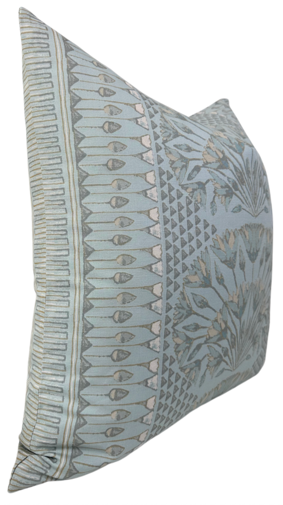 Cairo Pillow Cover in Spa Blue, Thibaut Pillows