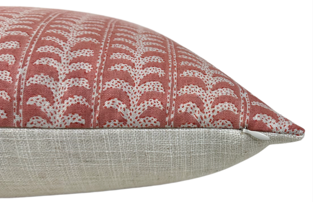 Luxor Pillow Cover in Guava, Walter G Pillows, Decorative Throw Pillows