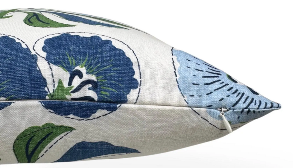 Tybee Tree Pillow Cover in Blue + Green, Thibaut Pillows
