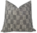 Matchsticks Pillow Cover in Pebble Grey, George Spencer Textiles