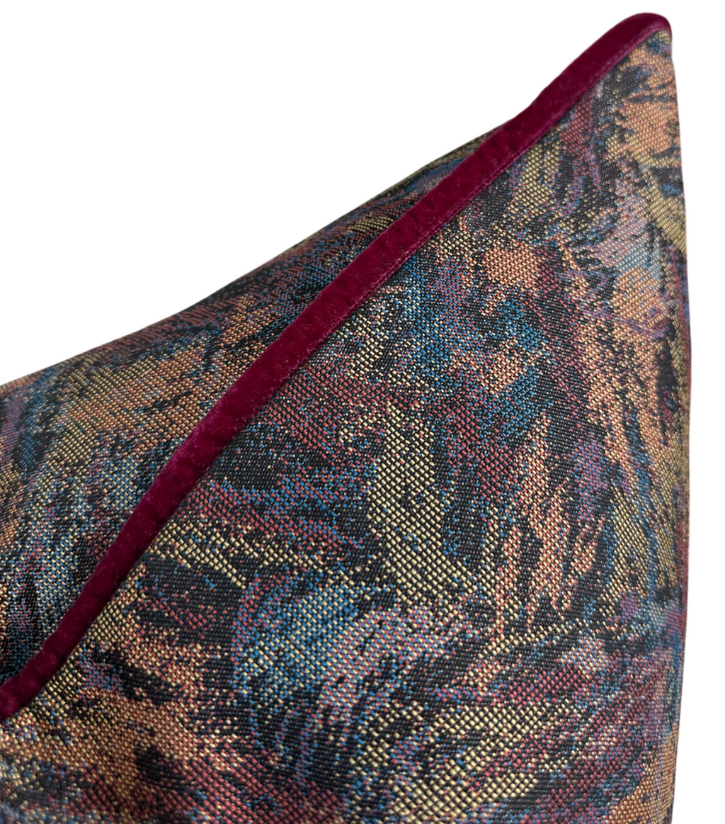 Atelier Pillow Cover in Bordeaux