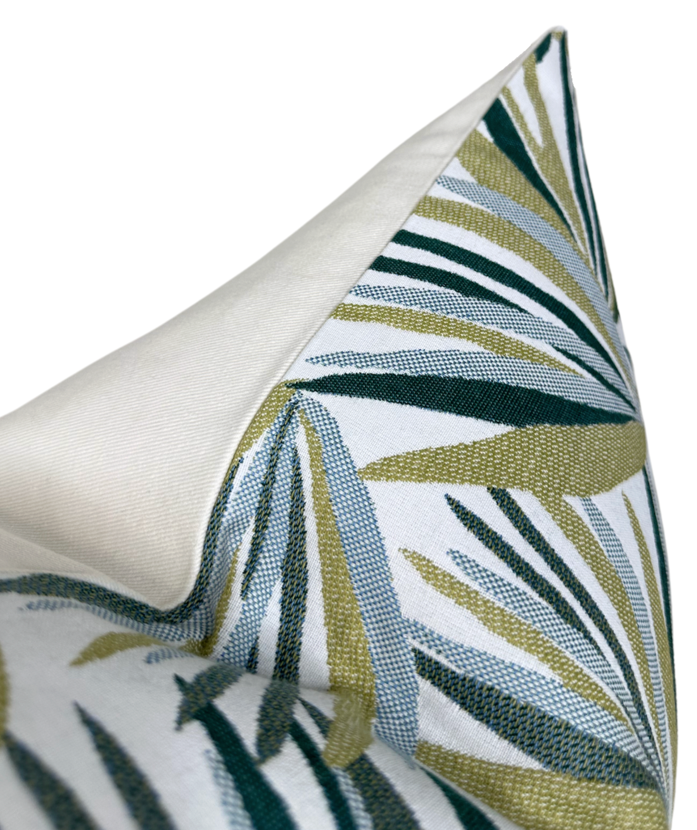 Palmetto Pillow Cover in Verdigris, Perennials Textiles