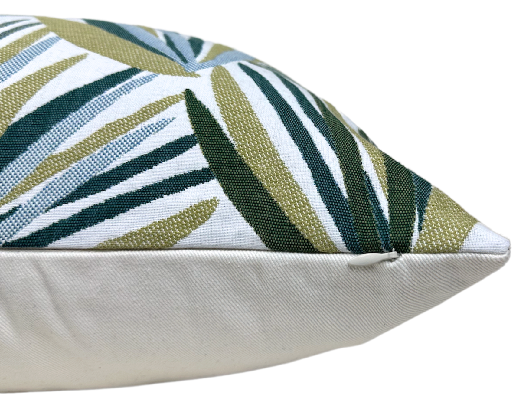 Palmetto Pillow Cover in Verdigris, Perennials Textiles