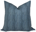Kantha Pillow Cover in Navy Blue, Maresca Textiles