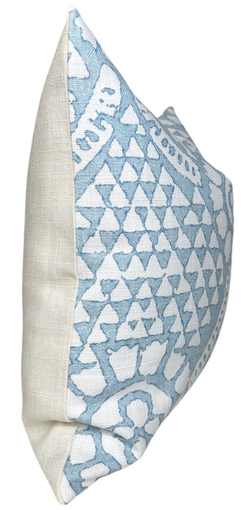 Chamomile Pillow Cover in Spa Blue, Thibaut Pillows