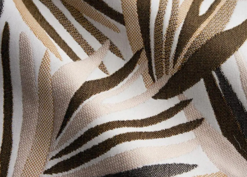 Palmetto Floral Pillow Cover in Ginger, Perennials Textiles