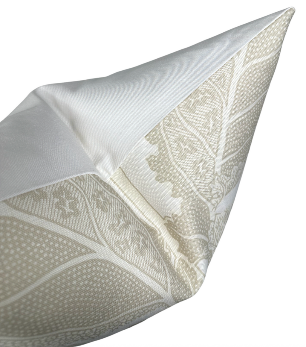 Lacinato Pillow Cover in Birch Ivory, Thibaut Pillows