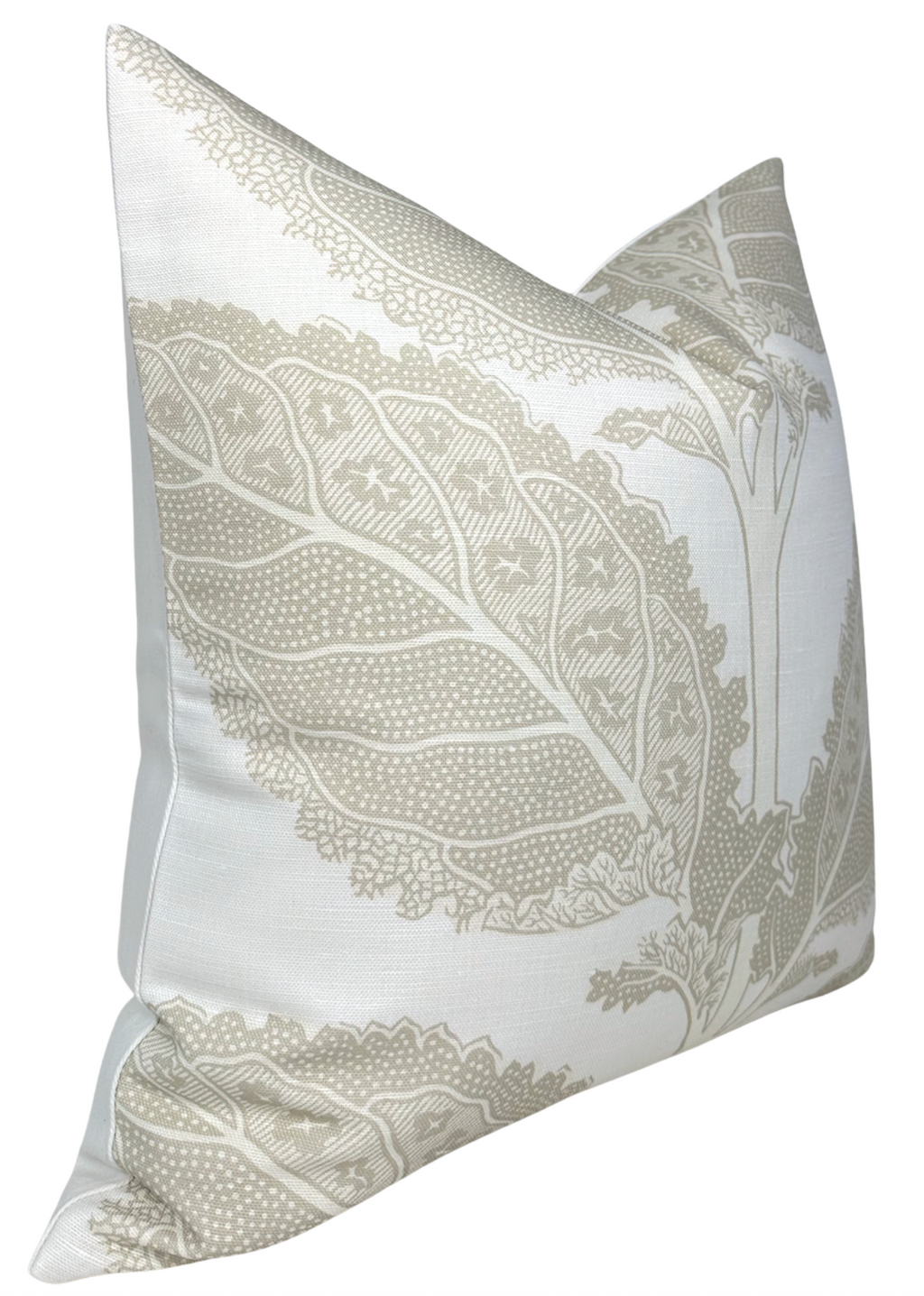 Lacinato Pillow Cover in Birch Ivory, Thibaut Pillows