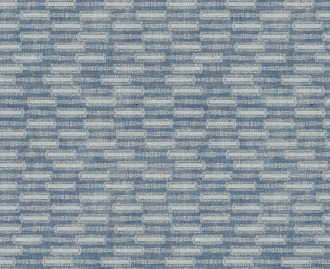 Lacuna Pillow Cover in Azul Blue, Susan Connor Textiles