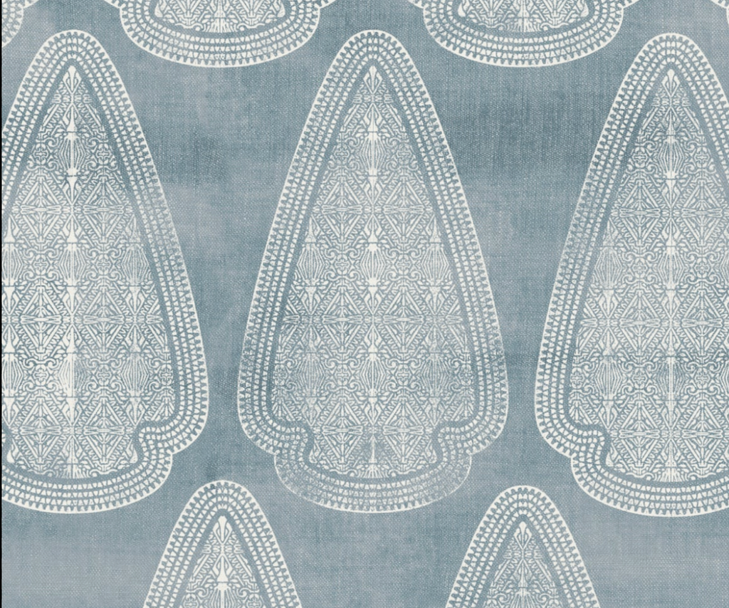 Artemis Distressed Pillow Cover in Lake Blue, Susan Connor Textiles
