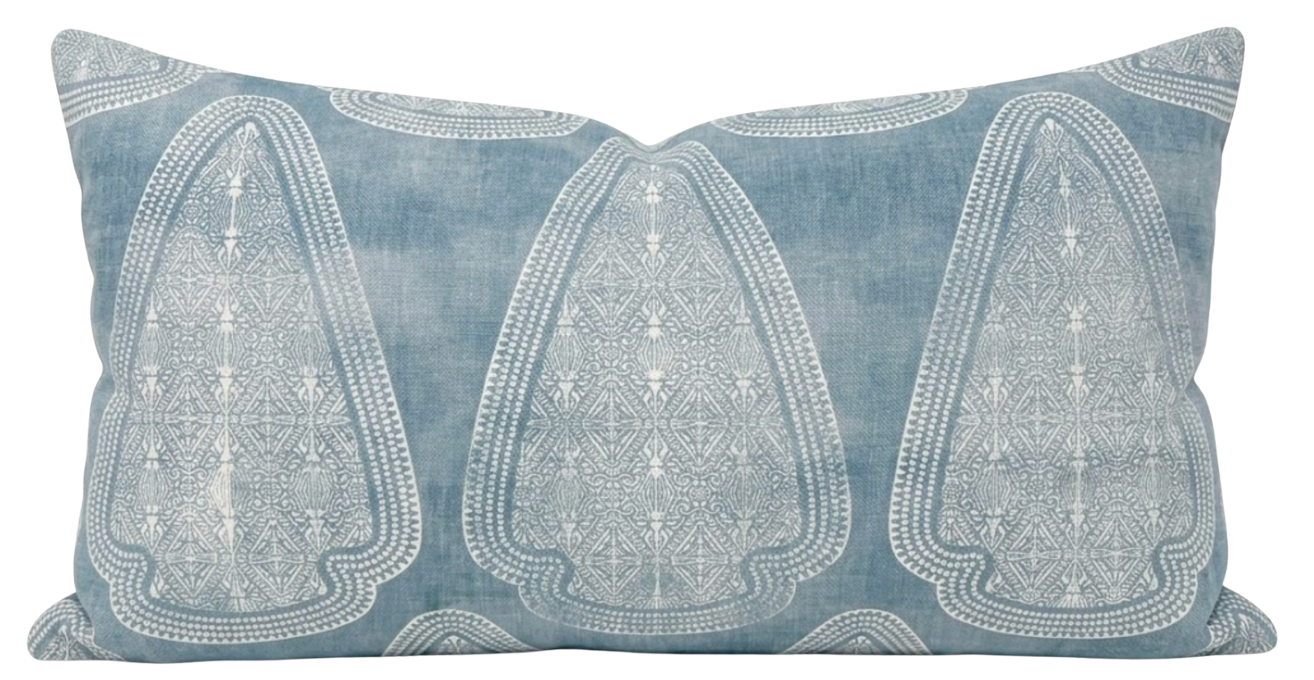 Artemis Distressed Pillow Cover in Lake Blue, Susan Connor Textiles