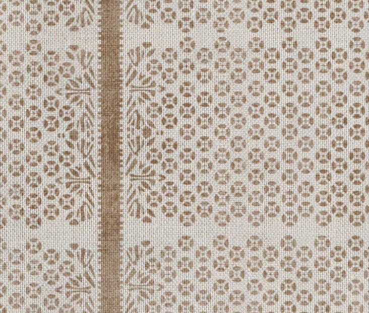 Madu Pillow Cover in Sand Brown, Susan Connor Textiles