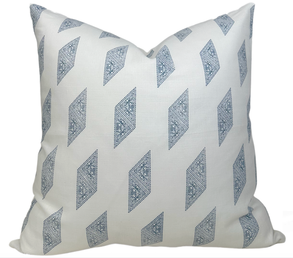 Myriad Pillow Cover in Lake Blue, Susan Connor Textiles
