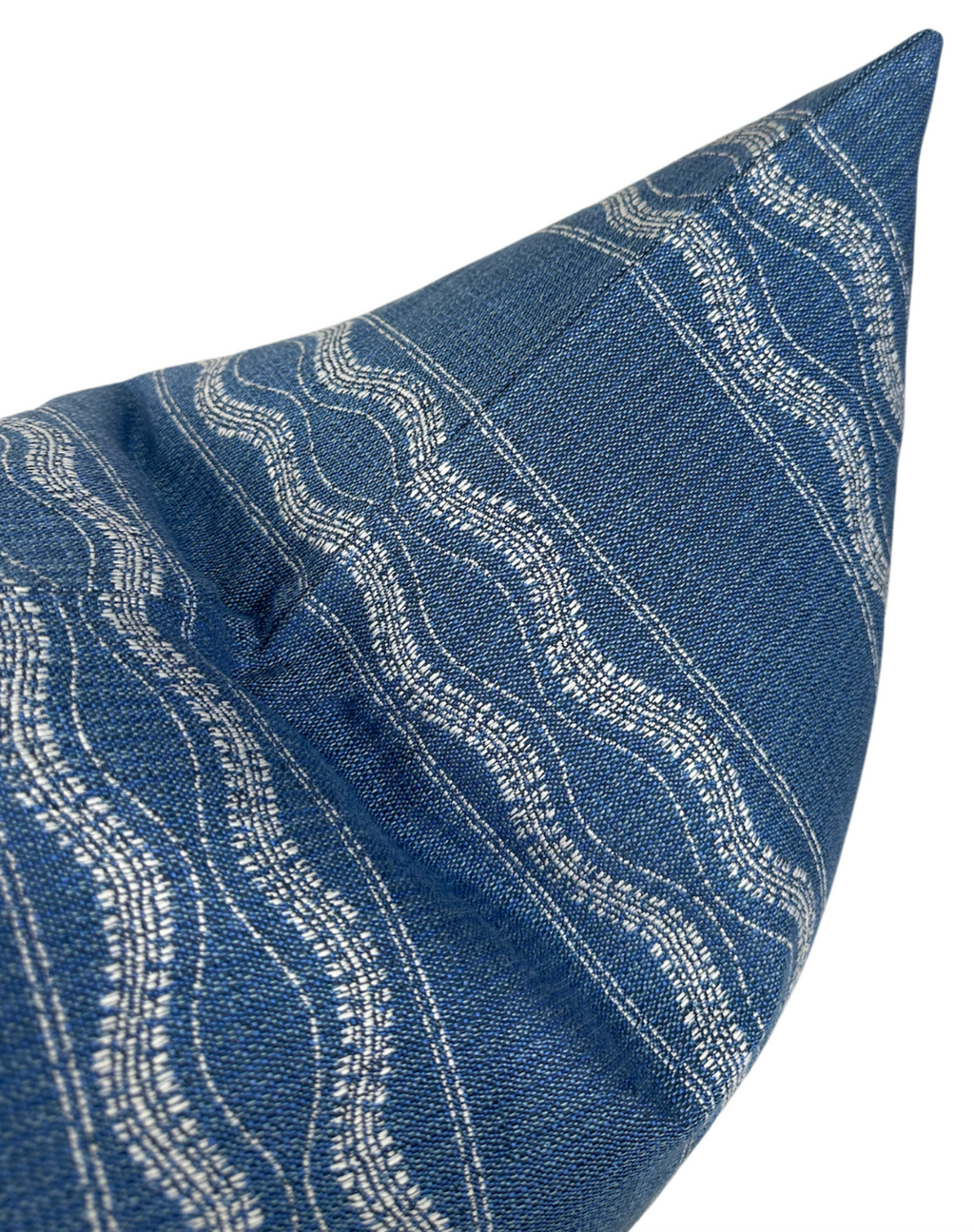 Zanzibar Outdoor Pillow Cover in Lapis Blue, Indoor/Outdoor Pillows, Peter Dunham Textiles