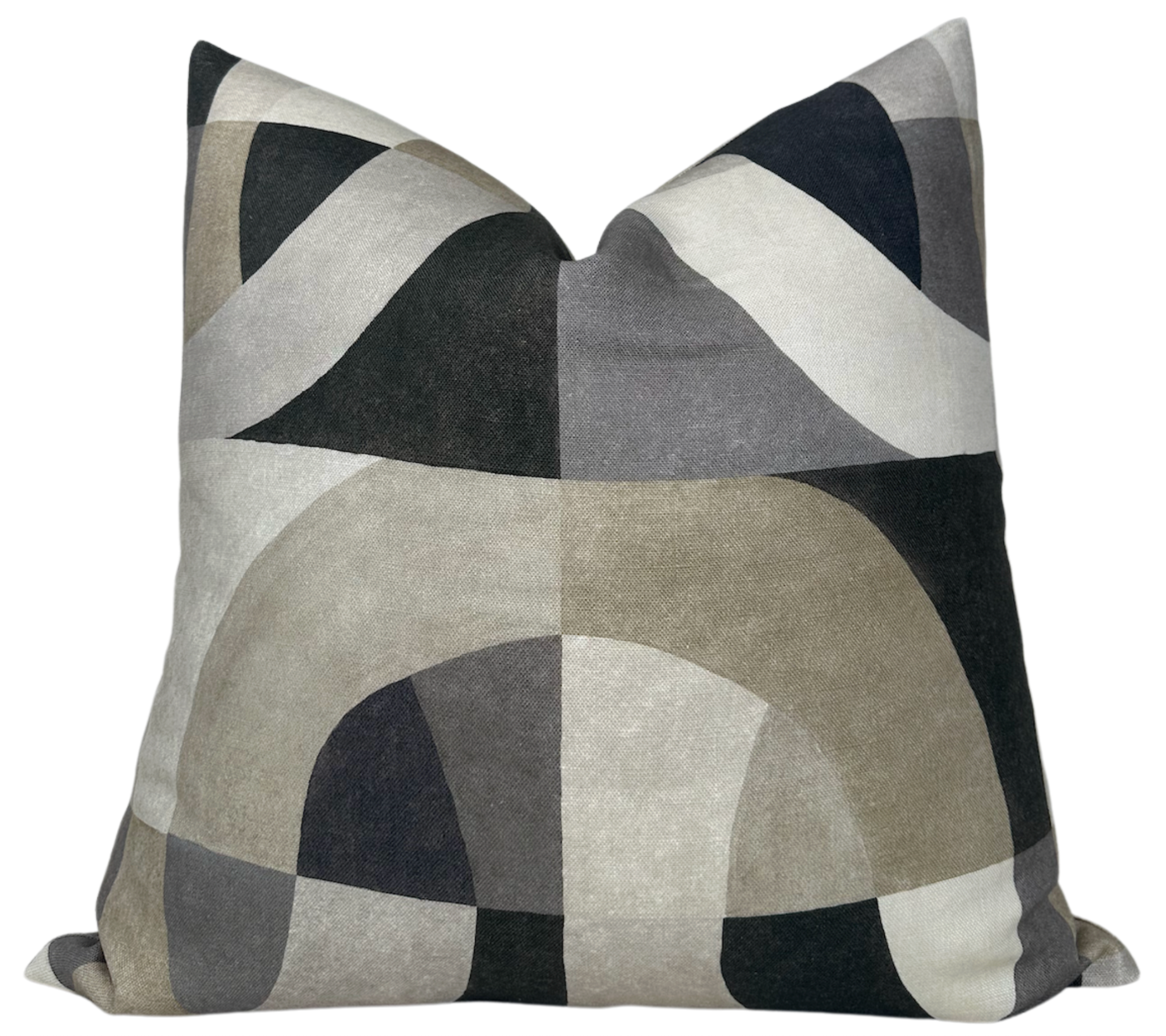 Colonnade Pillow Cover in Onyx, Kelly Wearstler Textiles