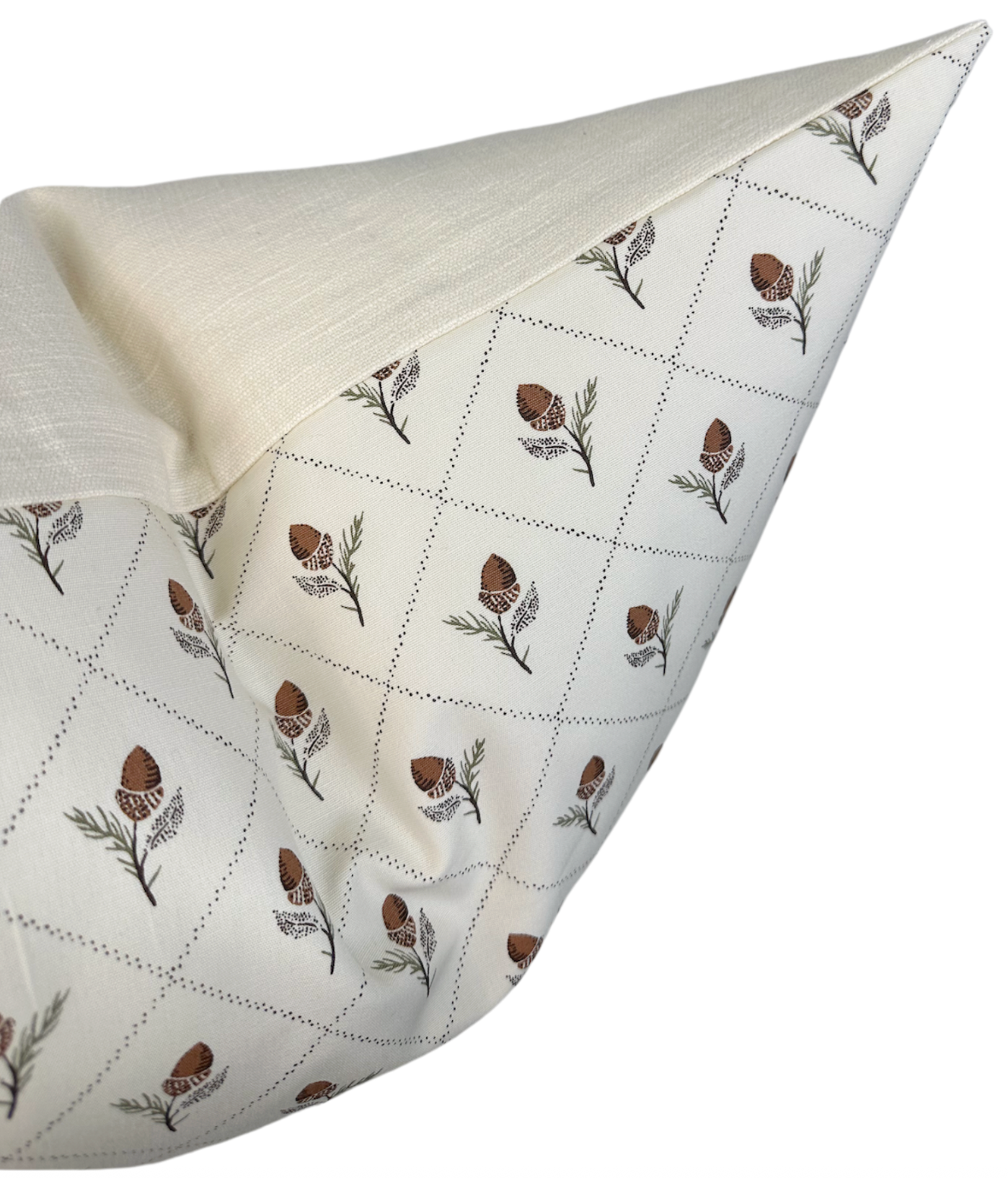 Holden Hand Pillow Cover in Cream, Schumacher Textiles