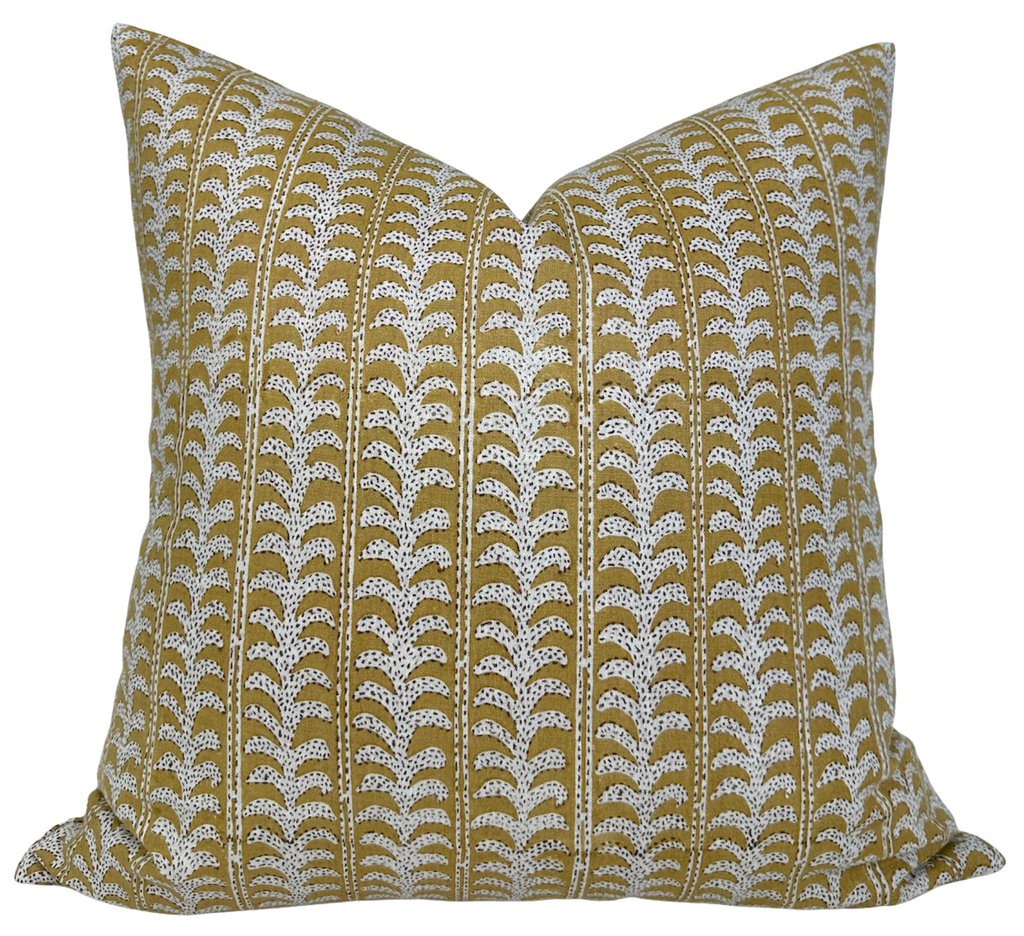 Luxor Pillow Cover in Saffron, Walter G Textiles
