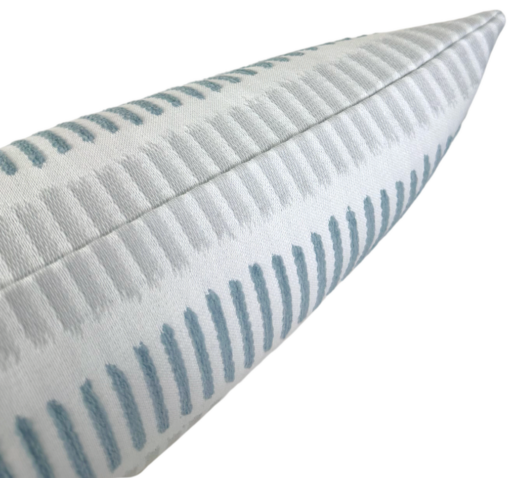 Topsail Pillow Cover in Sterling and Slate, Thibaut Pillows