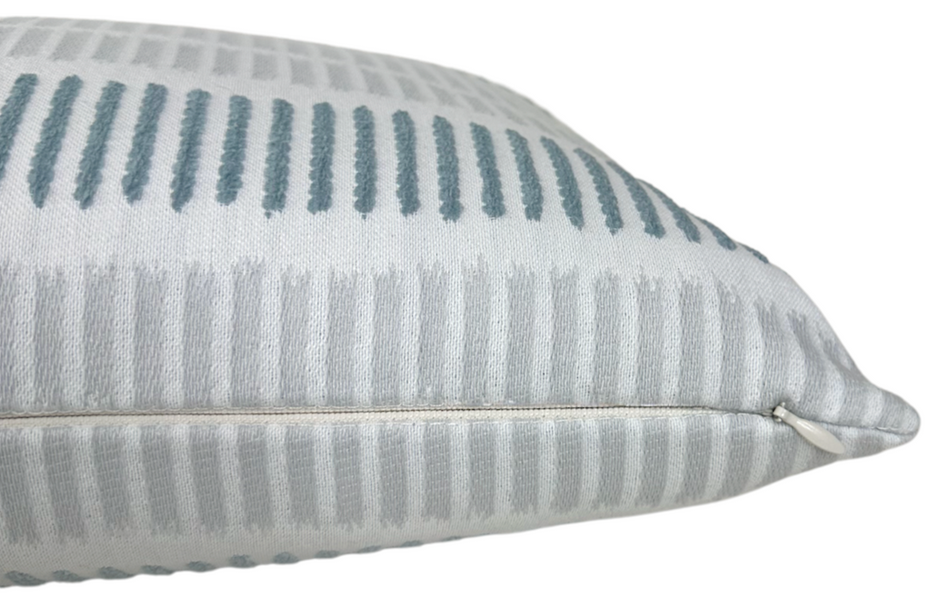 Topsail Pillow Cover in Sterling and Slate, Thibaut Pillows
