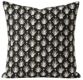 Reeds Pillow Cover in Jet, McLaurin + Piercy Textiles