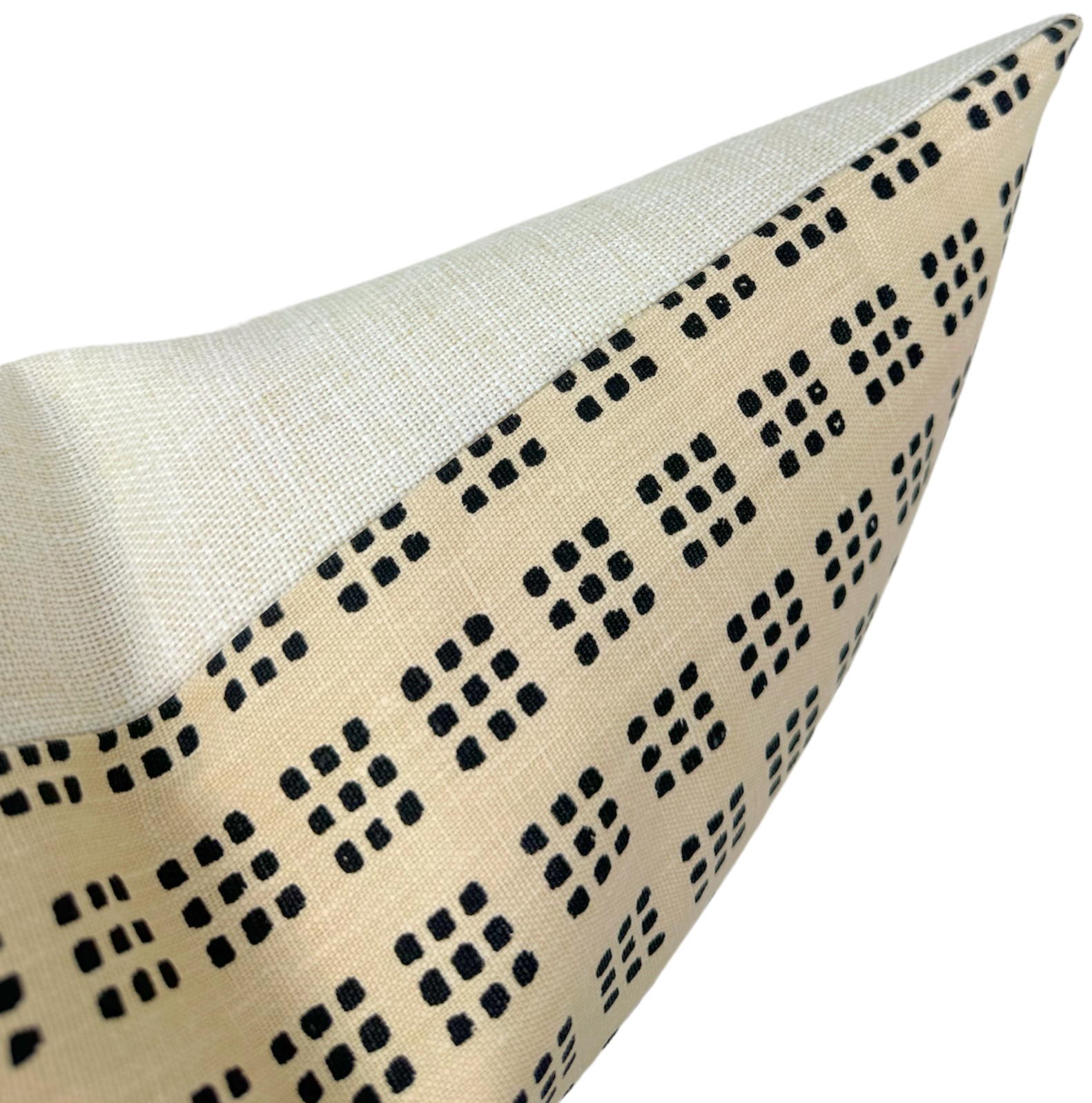 Paradox Pillow Cover in Ivory/Onyx, Kelly Wearstler Textiles