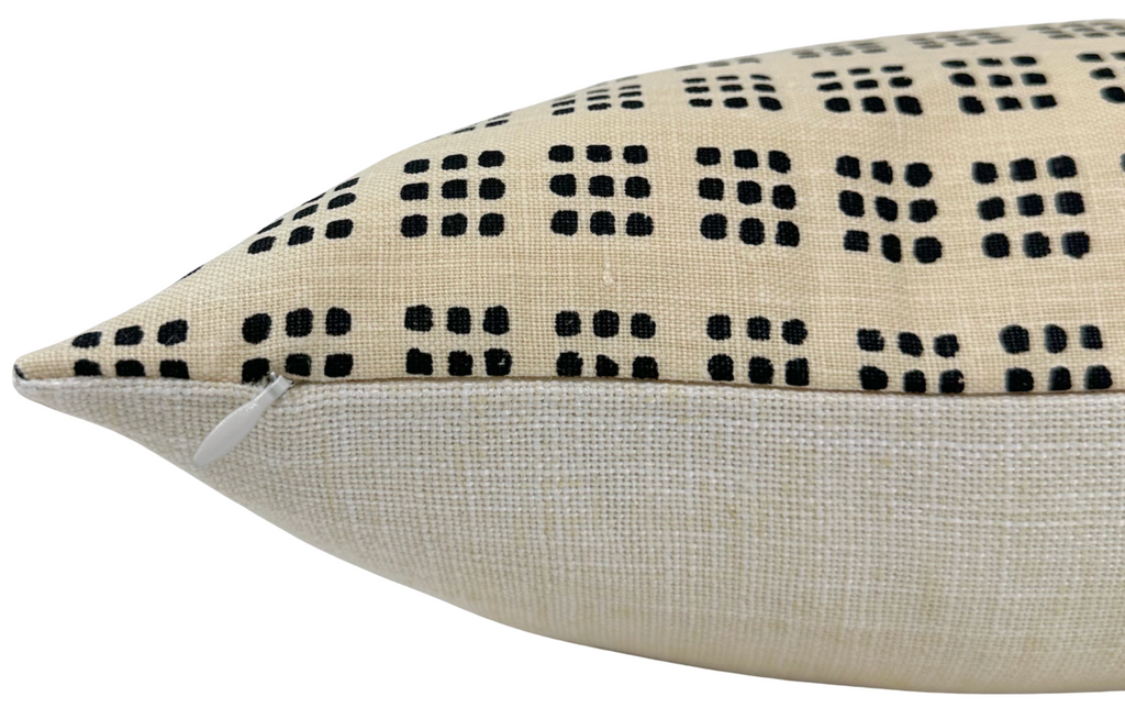 Paradox Pillow Cover in Ivory/Onyx, Kelly Wearstler Textiles