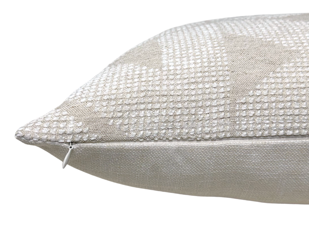 Sierra Pillow Cover in Natural, Schumacher Textiles