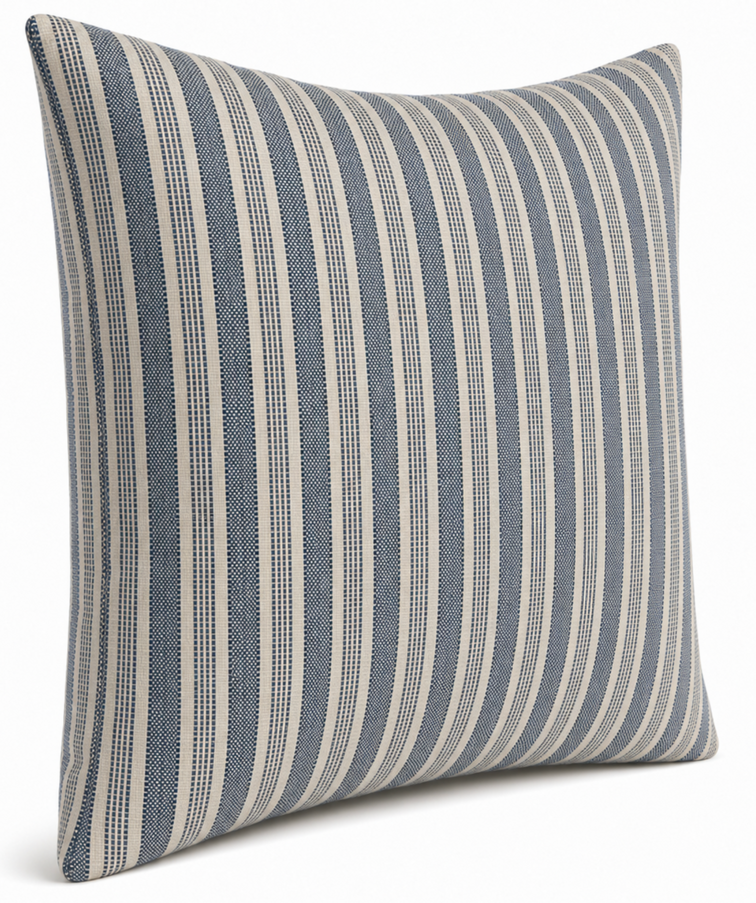Amida Pillow Cover in Indigo On Natural, Peter Dunham Textiles
