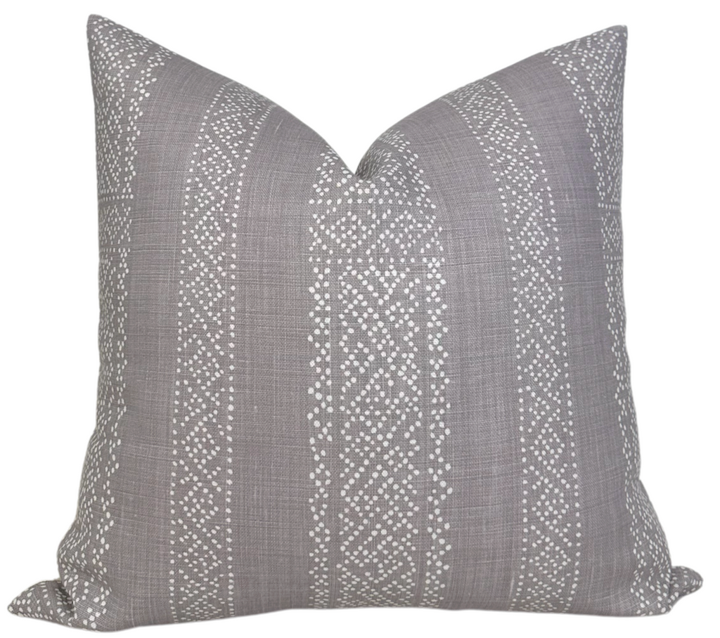 Miguel Pillow Cover in Lavender, McLaurin + Piercy Textiles