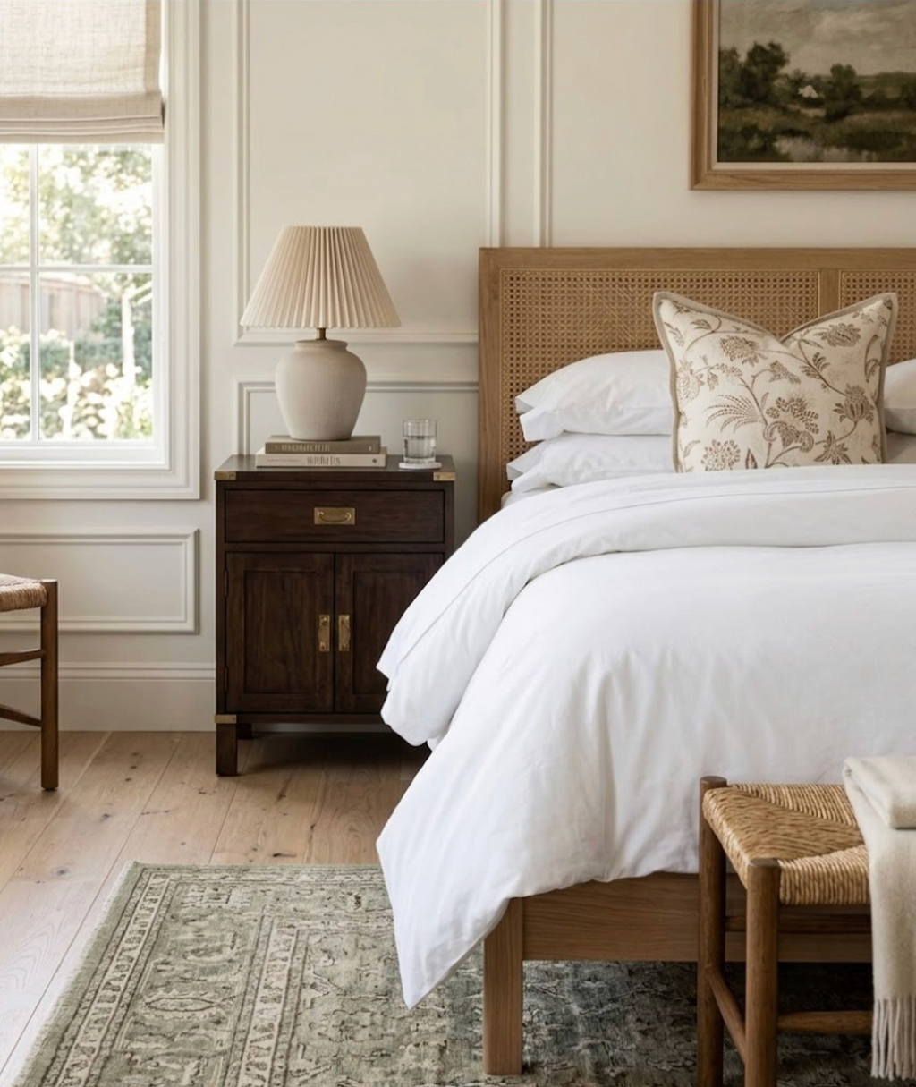 Chinoiserie Vine Pillow Cover in Neutral Brown, Schumacher Textiles